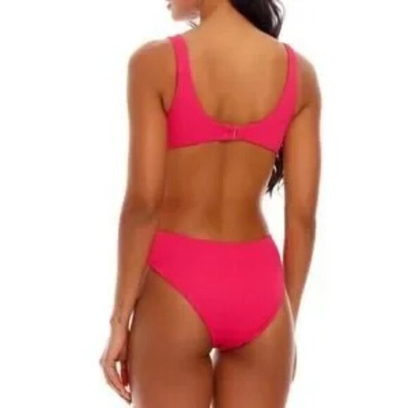 Agua Bendita Swimsuit XL Kasie Bright Rose Size NWT  $290 - Picture 2 of 6